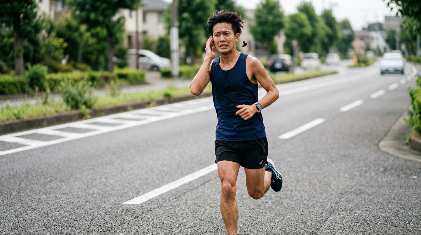 ランニング中にイヤホンが落ちる原因と対策