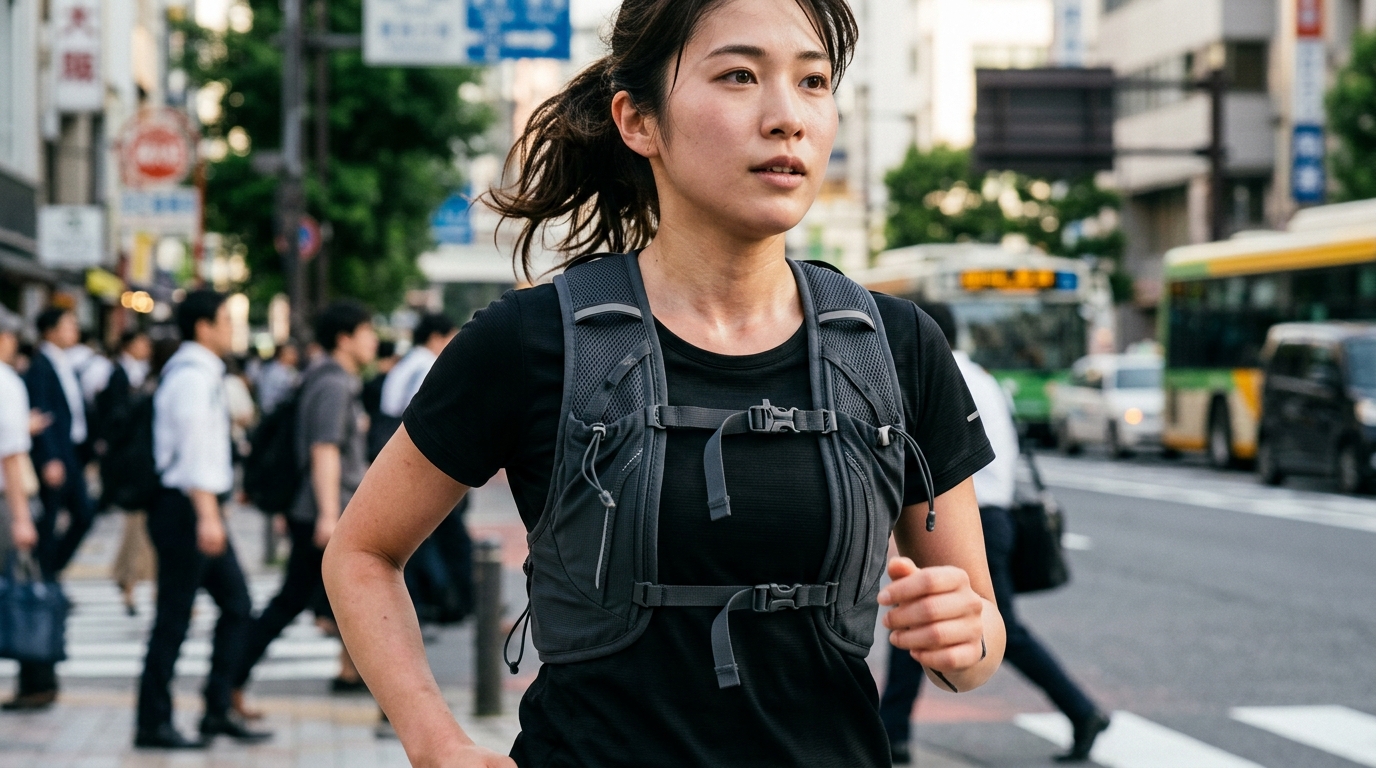 通勤ランで揺れない・蒸れないリュックの構造と機能