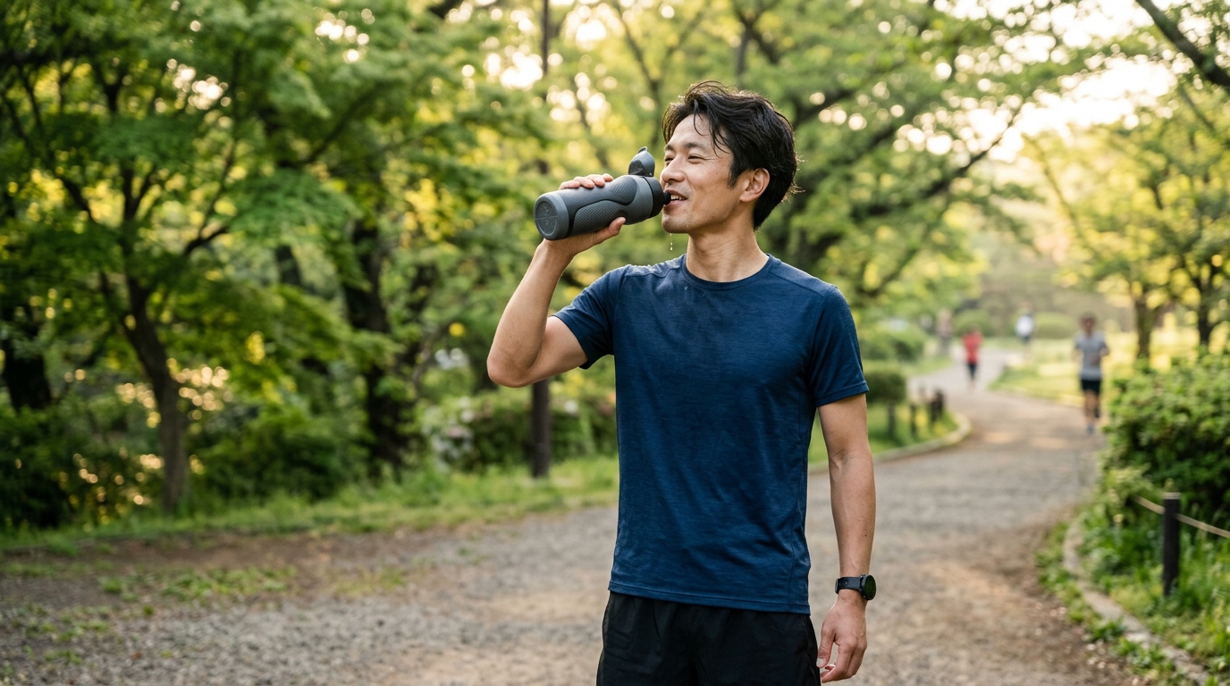 Practical hydration timing protocol and water intake schedule for runners