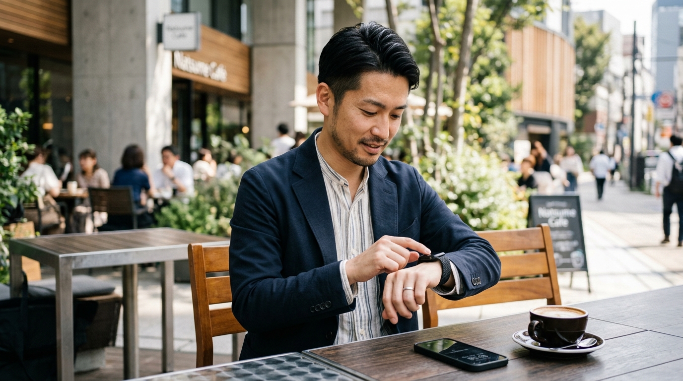 iPhoneと完璧に調和するアップルウォッチ