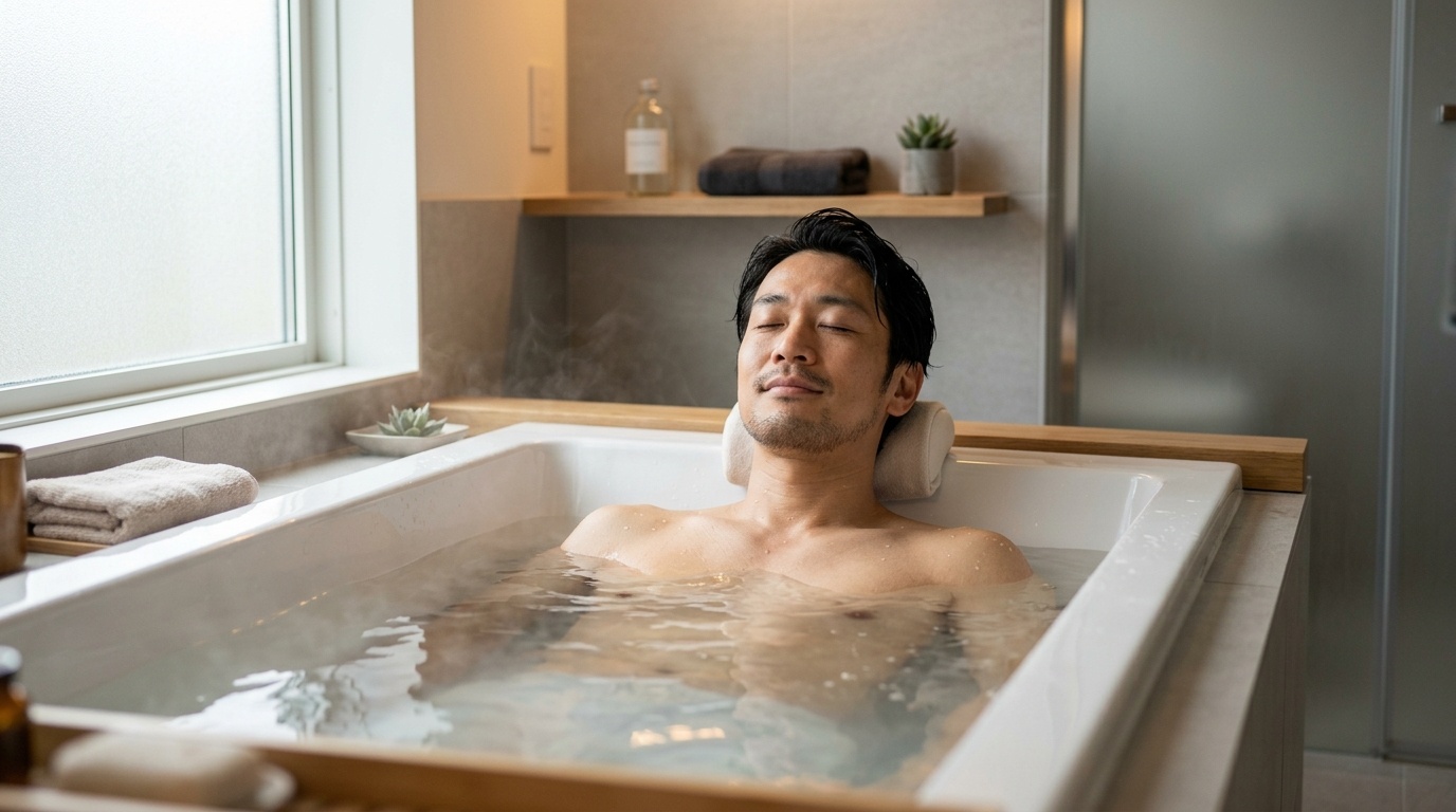Home Contrast Shower and Bath Routine for Runners