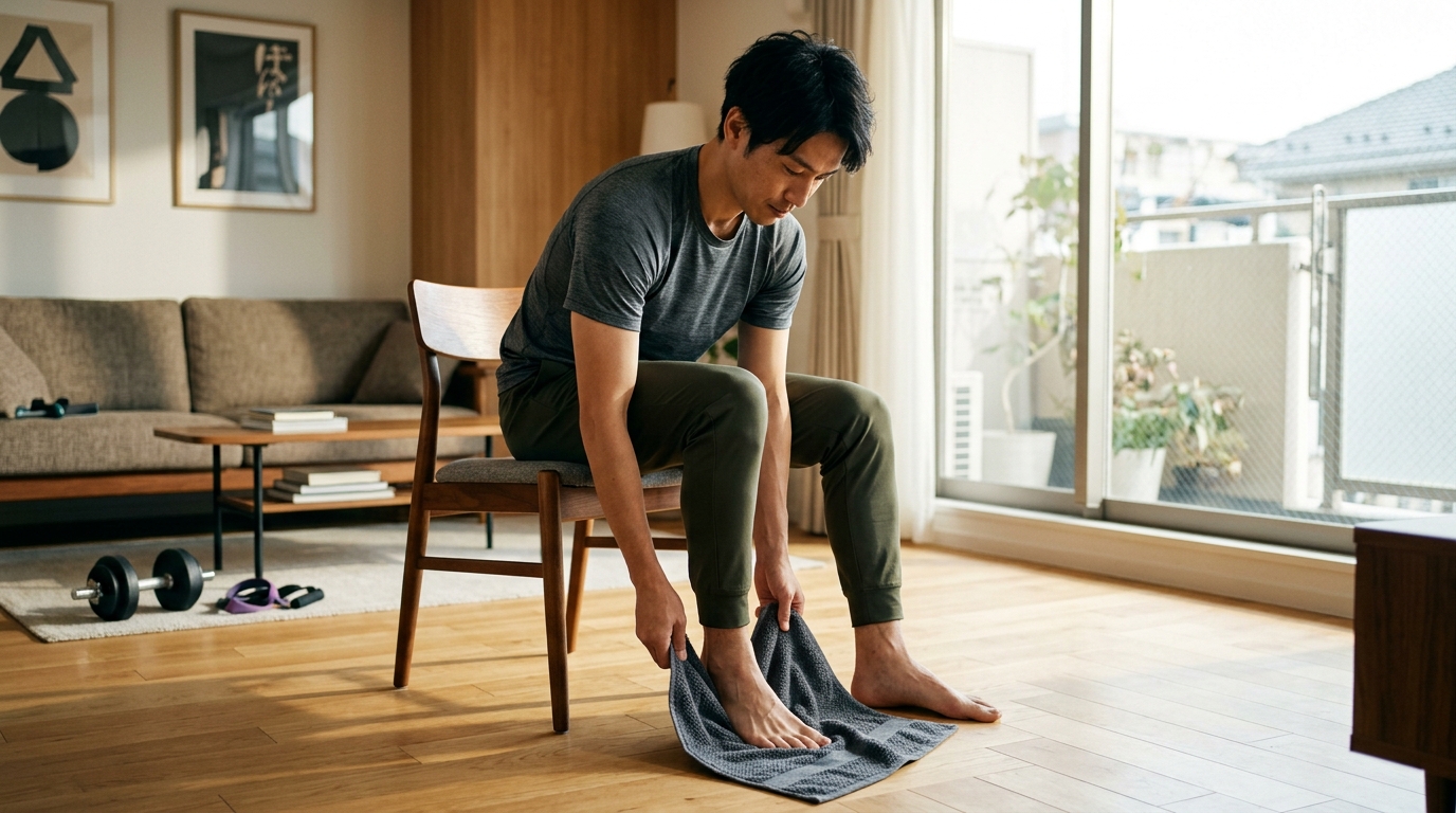 Midfoot Strike and Towel Gather Arch Strengthening