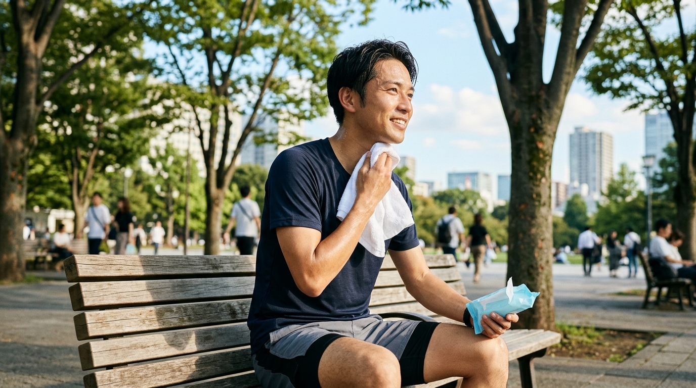 疲労臭を防ぐ食事改善とこまめな水分補給