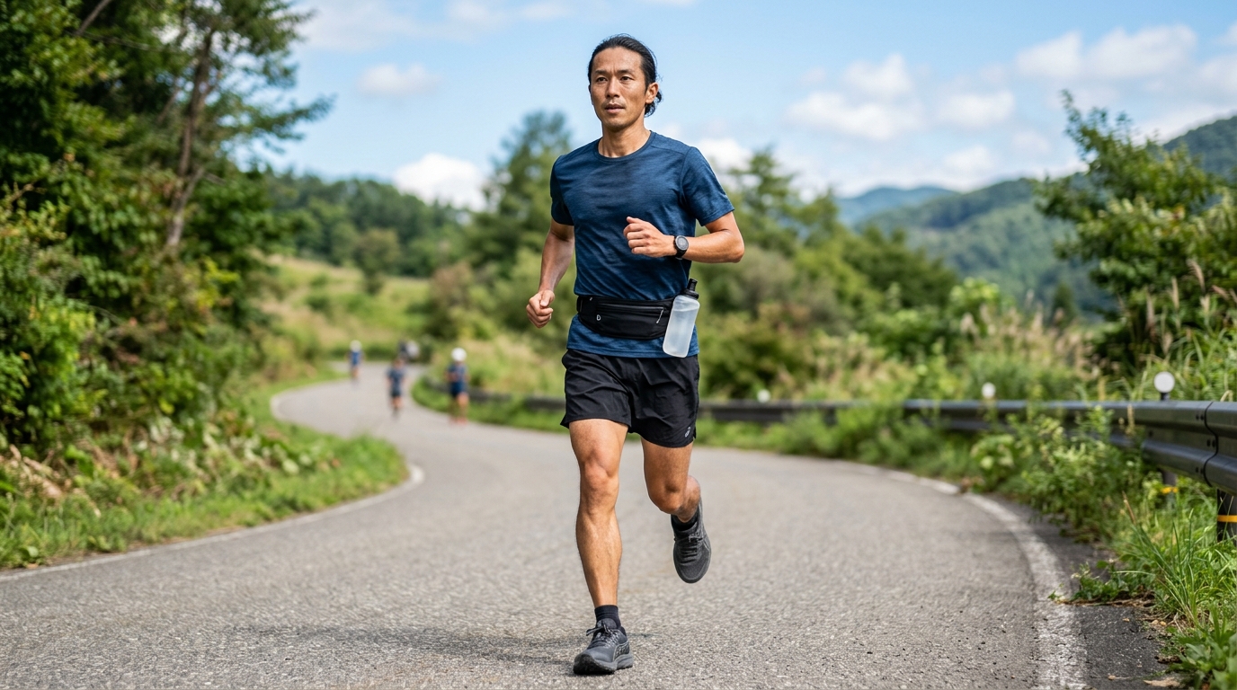 Running water bottle gear selection and comfortable carrying methods
