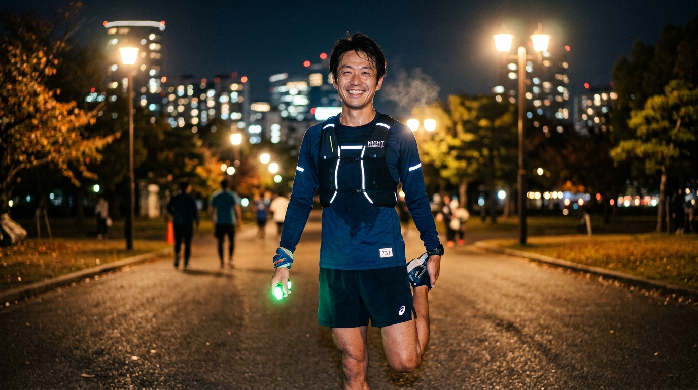 夜道ランニングを安全にするライト総括