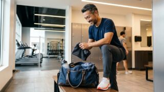 Gym selection for dual life