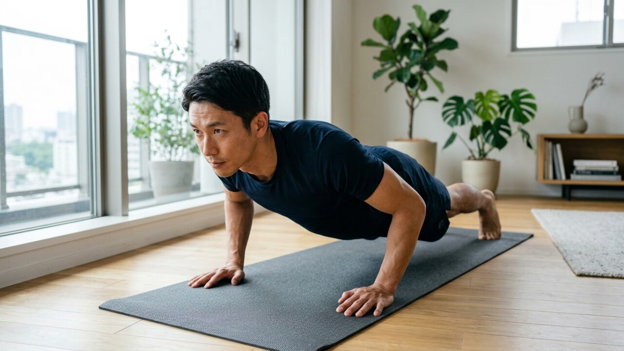 自重トレーニングだけで体は変わる？全身を鍛える最強メニュー